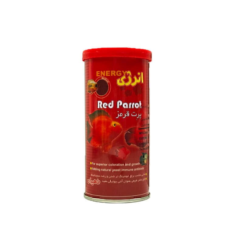 غذا مخصوص طوطی ماهی رد پرت انرژی Energy Red Parrot وزن 85 گرم