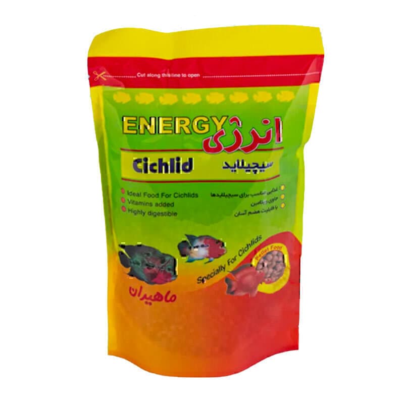 غذای گرانول سیچیلاید مینی انرژی Energy Cichlid Mini حجم 100 گرم